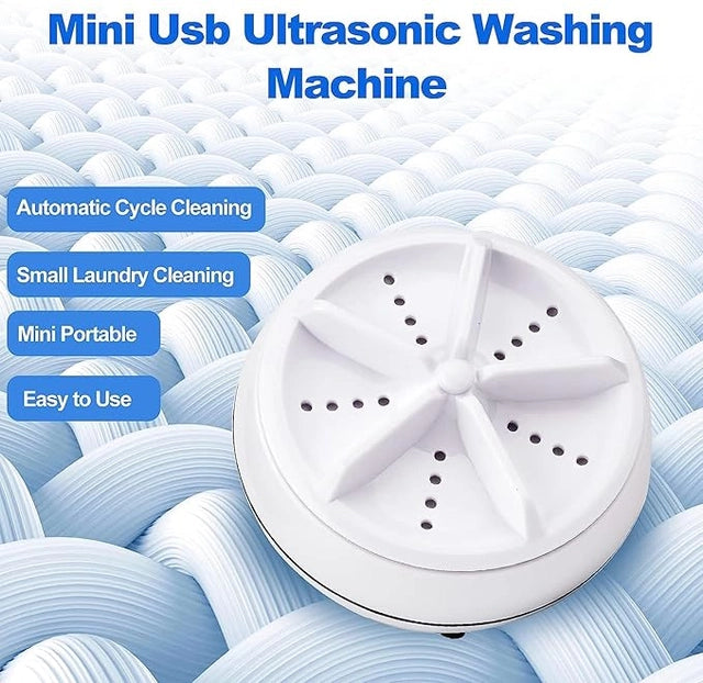 Mini Ultrasonic Portable Washing Machine